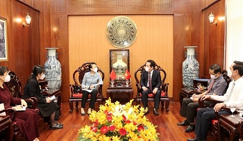 PPC's vice chairman Mr Vo Phien received the Consul General of the People's Republic of China to Da Nang city