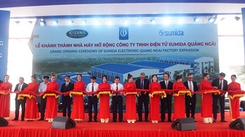 Grand opening ceremony of SUMIDA electronic Quang Ngai factory expansion