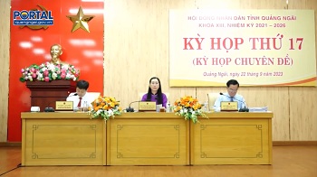 The 17th session  of Provincial People's Council term XIII passed 21 Resolutions related to socio-economic development.