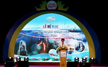 The 2024 Quang Ngai Tourism Week closing ceremony was held on Sunday