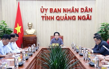 Vice Chairman of the Provincial People's Committee Vo Phien chaired an online working session with the working group of the Asian Development Bank