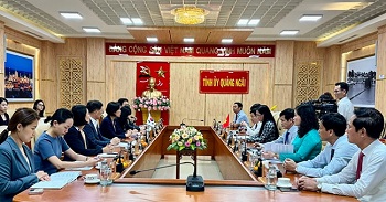 Quang Ngai provincial leaders received H.E. Oh Youngju, Ambassador Extraordinary and Plenipotentiary of the Republic of Korea to Vietnam