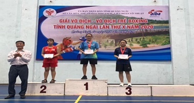 The 10th Quang Ngai boxing youth championships 2020 closed