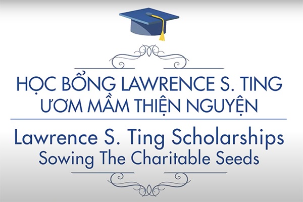 Quang Ngai students received the 18th Lawrence S. Ting Scholarship in 2020