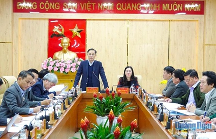 The Ministry of Foreign Affairs met with the Standing Committee of Quang Ngai Provincial Party Committee