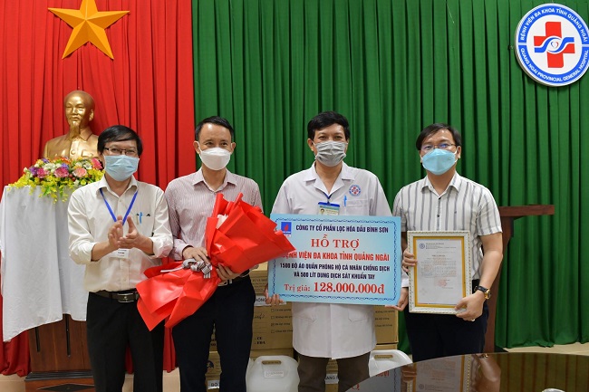 BSR hỗ trợ vật tư y tế cho Bệnh viện Đa khoa tỉnh Quảng Ngãi