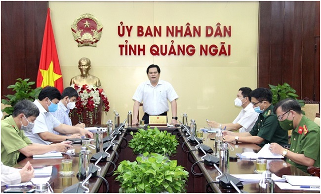 PPC’s vice chairman Tran PhuocHien met with department leaders about fire prevention and control