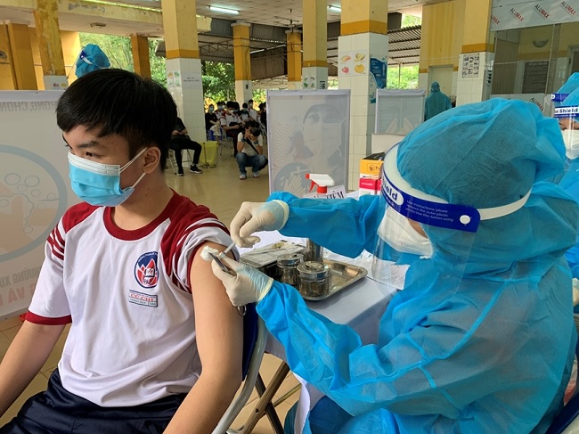 Quang Ngai: About 101,000 students aged 12-17 need to be vaccinated against Covid-19