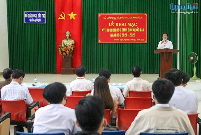 Quang Ngai opens the National High School Student Selection Competition