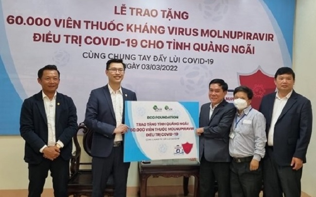 To donate 60,000 Molnupiravir tablets to Quang Ngai province