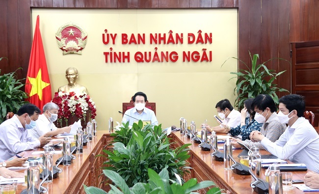 Quang Ngai participate the National Statistical Online Conference