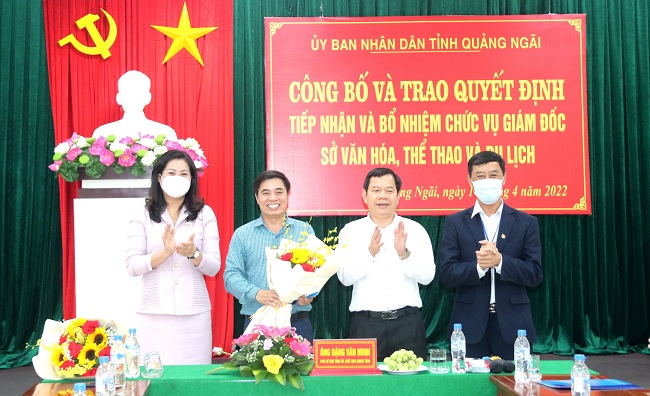 Quang Ngai has new Director of the Department of Culture, Sports and Tourism