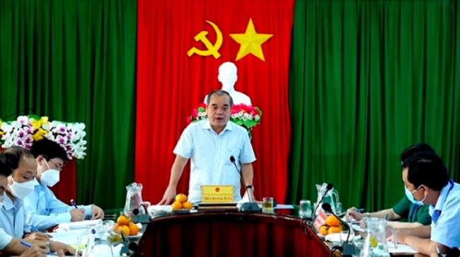 PPC's vice chairman Tran Hoang Tuan met with DOLISA's leaders