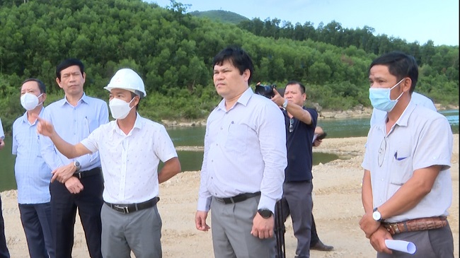 PPC's vice chairman Tran Phuoc Hien inspected Cay Xoai reservoir