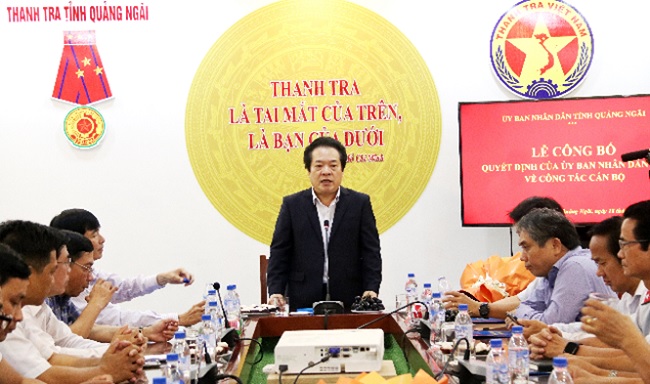 Mr. Tra Thanh Danh received new job at the Quang Ngai City People's Committee