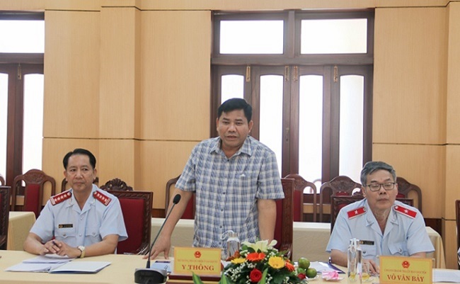 The inspection team of the Committee for Ethnic Minority Affairs announced the inspection decision in Quang Ngai province