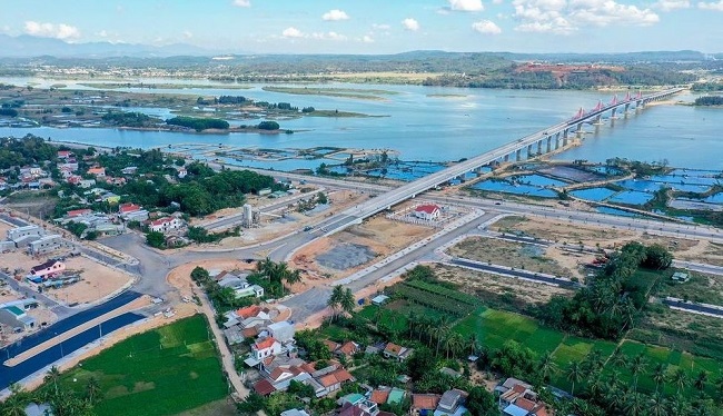Giá trị đầu tư hạ tầng tính theo 1m2 đất ở tại Khu tái định cư Khê Nam, xã Tịnh Khê thuộc dự án Cầu Cửa Đại