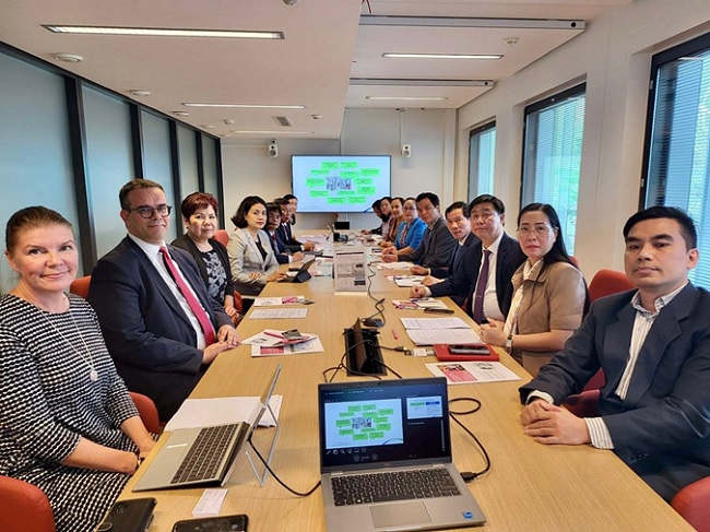 The delegation of Quang Ngai province visited Finland