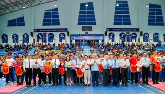 The National Youth Vovinam Championship 2023 opened in Quang Ngai