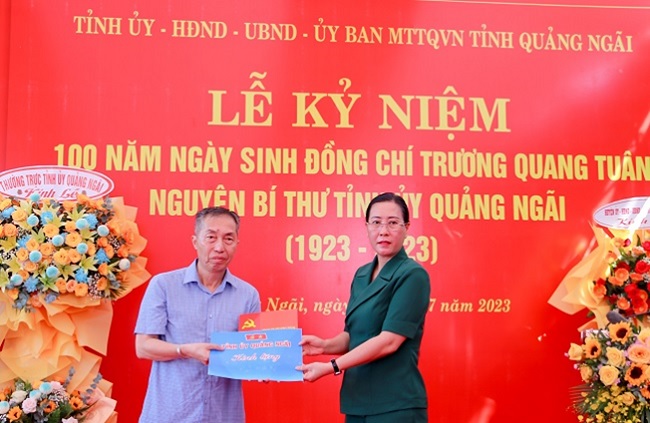 Celebrating 100th birthday of Truong Quang Tuan (1923 - 2023)