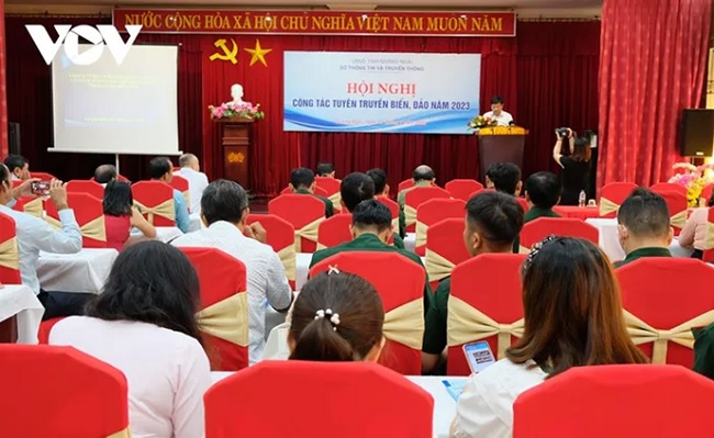 Training conference on sea and island propaganda work in Quang Ngai