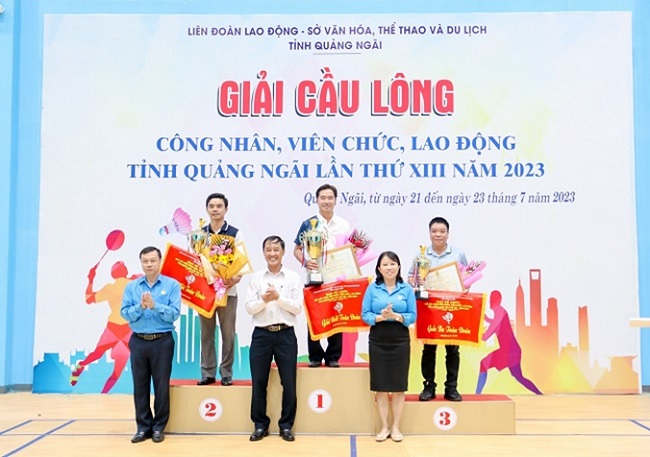 The 13th Quang Ngai Badminton Tournament 2023 wrapped up
