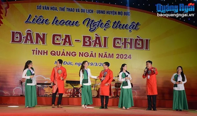 The Quang Ngai Folk Song - Bai Choi Art Festival 2024