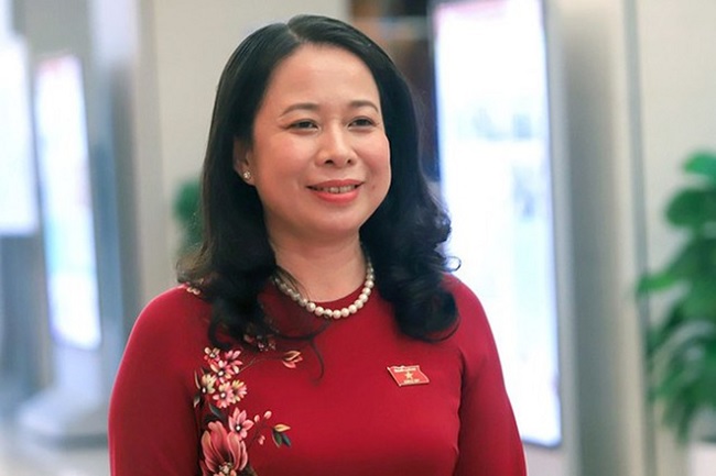 Vice President Vo Thi Anh Xuan becomes Acting President