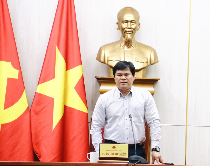 Phó Chủ tịch UBND tỉnh Trần Phước Hiền: đẩy nhanh tiến độ bồi thường, GPMB dự án Đường Hoàng Sa - Dốc Sỏi