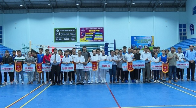 To kick-off the Quang Ngai Traditional Martial Arts Championship 2024