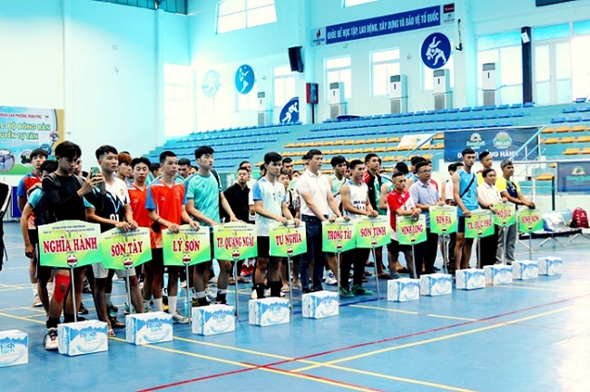 The “Golden Rice Cup” Volleyball Championship 2024 opens in Quang Ngai