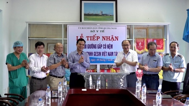 Gesin Vietnam Co., Ltd. supports 100 patient beds for Covid-19 epidemic prevention work