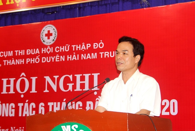 Giao ban 6 tháng đầu năm Hội Chữ thập đỏ các tỉnh Khu vực duyên hải Nam Trung bộ
