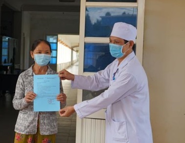 Quang Ngai: One more Covid-19 patient discharged from hospital