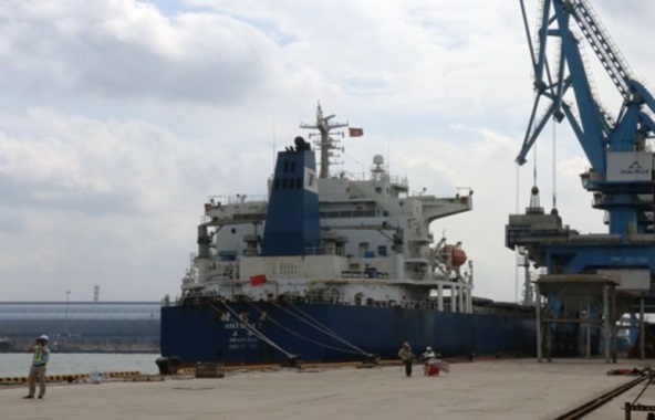 Cảng chuyên dùng Hòa Phát Dung Quất sẵn sàng đón tàu trọng tải 200.000 tấn